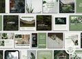 Instagram Templates - Instagram Templates Canva - Modern Instagram - 85 Posts & Stories Template - Portrait Instagram - Green Theme