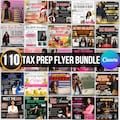 Mega Tax Prep Bundle, 110 Tax Prep Flyers, Tax Prep Instagram Bundle, Tax Flyer Template, Preparation Flyers, Big Tax Preparation Bundle
