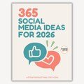 Social Media Content Calendar 2026, 365 Social Media Post Ideas, Social Media Post Planner, Social Media Calendar Content Digital Products